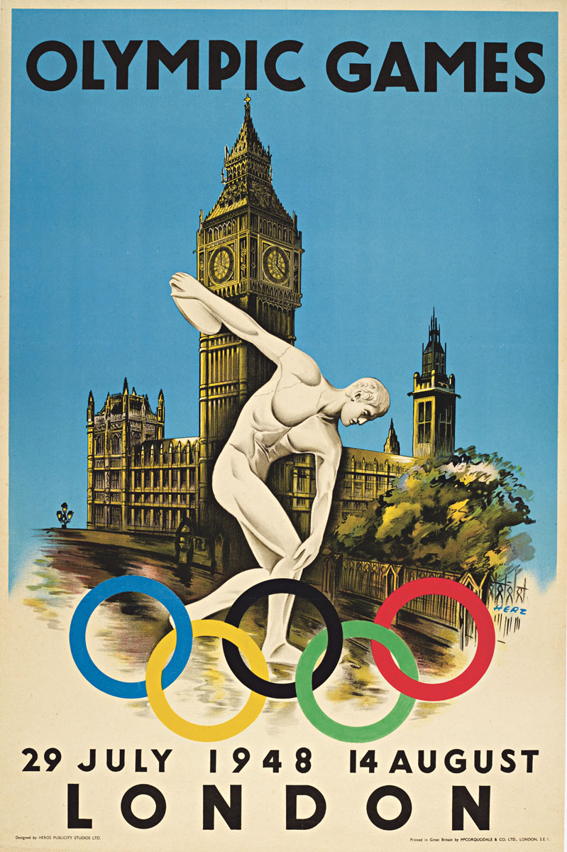 1948년 런던 올림픽 포스터