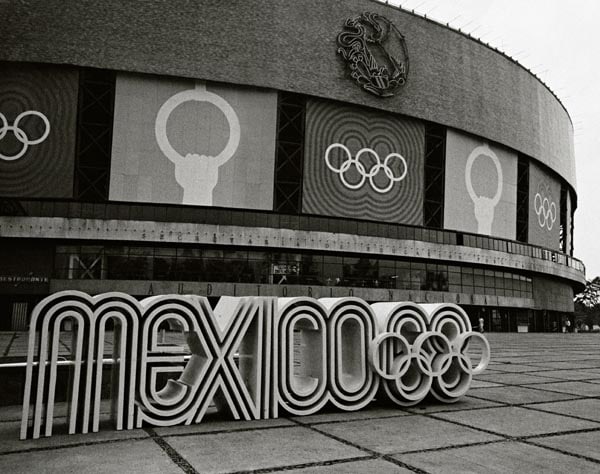 1968년 멕시코 올림픽 경기장 뷰