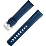 투피스 스트랩 - 씨마스터 다이버 300M 전용 핀 버클이 장착된 블루 러버 스트랩  - 032CVZ010127