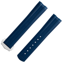투피스 스트랩 - 씨마스터 다이버 300M 전용 블루 러버 스트랩, 폴딩 클래스프 - 032CVZ015753